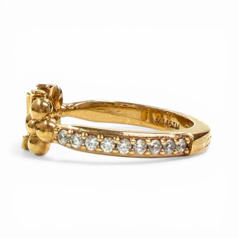 LOUIS VUITTON Gold Monogram Ring - Picture 3 of 10